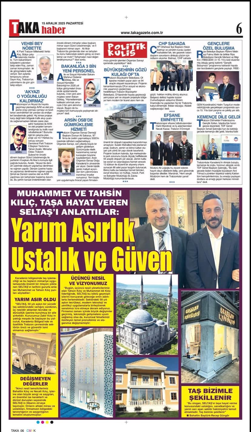 Seltaş Gazete Haberi